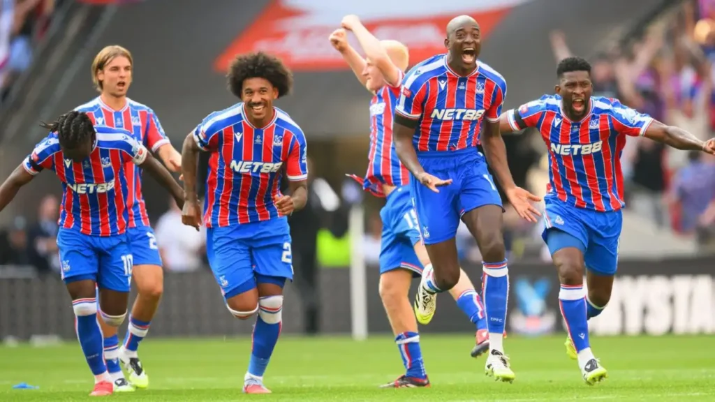 Crystal Palace Stun Liverpool to Win First-Ever Community Shield Crystal Palace celebrate victory in the Community Shield