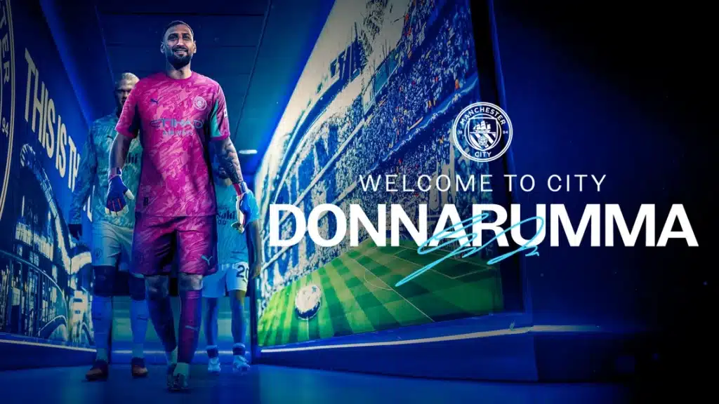 OFFICIAL: Man City Sign Gianluigi Donnarumma from PSG on Five-Year Deal City sign PSG goalkeeper Gianluigi Donnarumma!